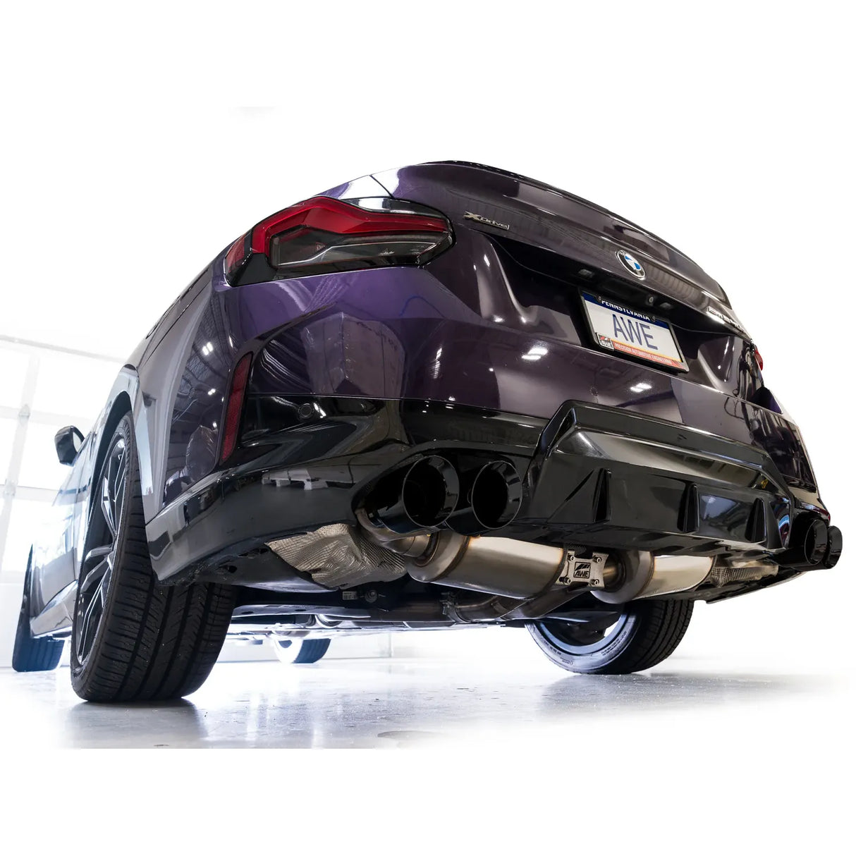 AWE Tuning 2022-2026 BMW M240i (G42) Track Edition Exhaust - Diamond Black Tips