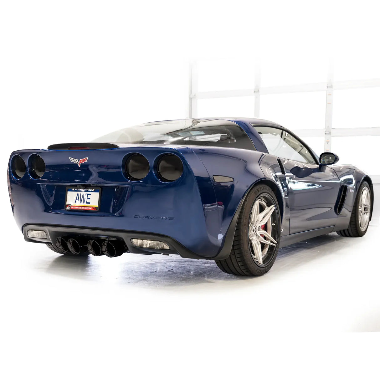 AWE Tuning C6 Chevrolet Corvette Z06/ZR1 Track Edition Axle-back Exhaust w/ Diamond Black Tips