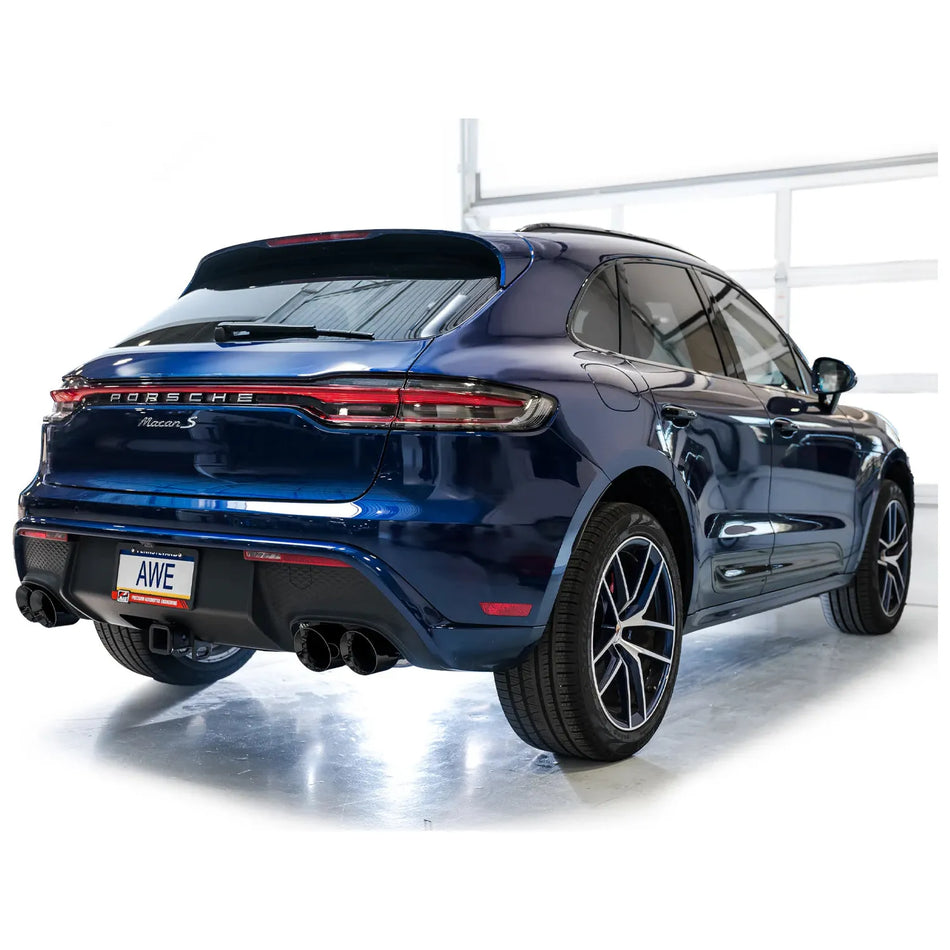 AWE Tuning 2022+ Porsche Macan 2.9TT Touring Edition Catback Exhaust w/ Diamond Black Tips