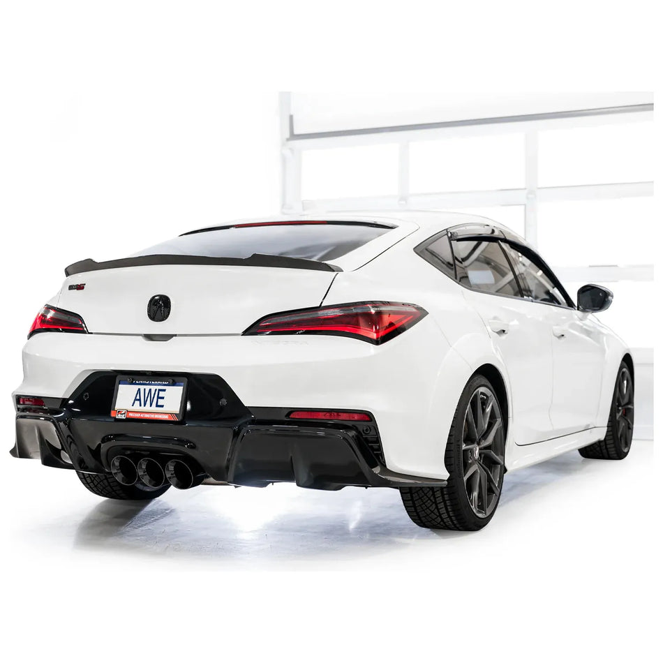 AWE Tuning 2024 Acura Integra Type S DE5 FWD Track Edition Exhaust w/ Triple Diamond Black Tips