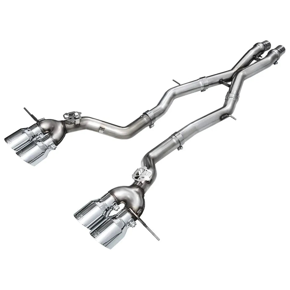 AWE Tuning 23-24 BMW G87 M2 Track Edition Exhaust - Chrome Silver Tips