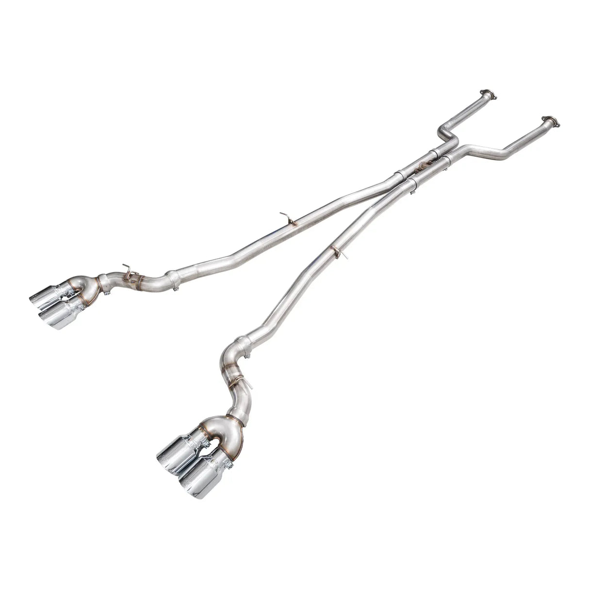 AWE BMW G90/G99 M5 Track Edition Catback Exhaust - Chrome Silver Tips