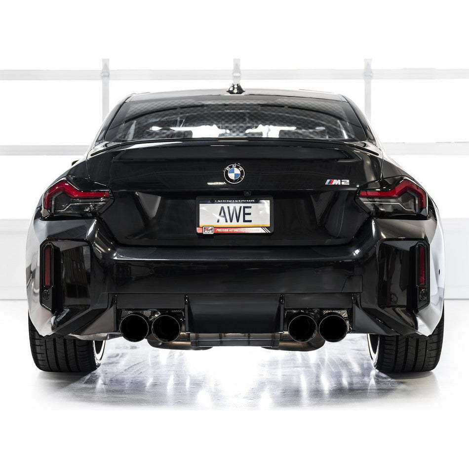 AWE Tuning 23-24 BMW G87 M2 SwitchPath Edition Exhaust - Diamond Black Tips