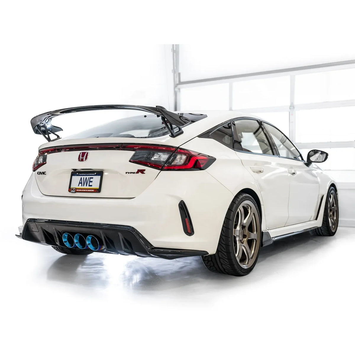 AWE 2023-2026 Honda Civic Type R Touring Edition Triple Vapor Blue Exhaust