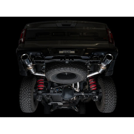 AWE Gen 3 Raptor R SwitchPath Exhaust  - Chrome Silver Tips