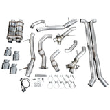 AWE Tuning 2021+ Cadillac CT4-V Blackwing SwitchPath Exhaust - Chrome Silver Tips