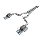 AWE 2018-2023 S550 Mustang GT SwitchPath Exhaust - Chrome Silver Tips