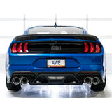 AWE Tuning 21-23 Ford Mustang Mach 1 SwitchPath Cat Back Exhaust w/ Quad Chrome Silver Tips