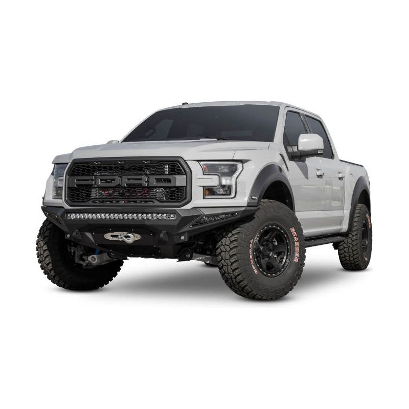 Addictive Desert Designs 17-18 Ford F-150 Raptor Stealth Fighter Front Bumper w/ Winch Mount