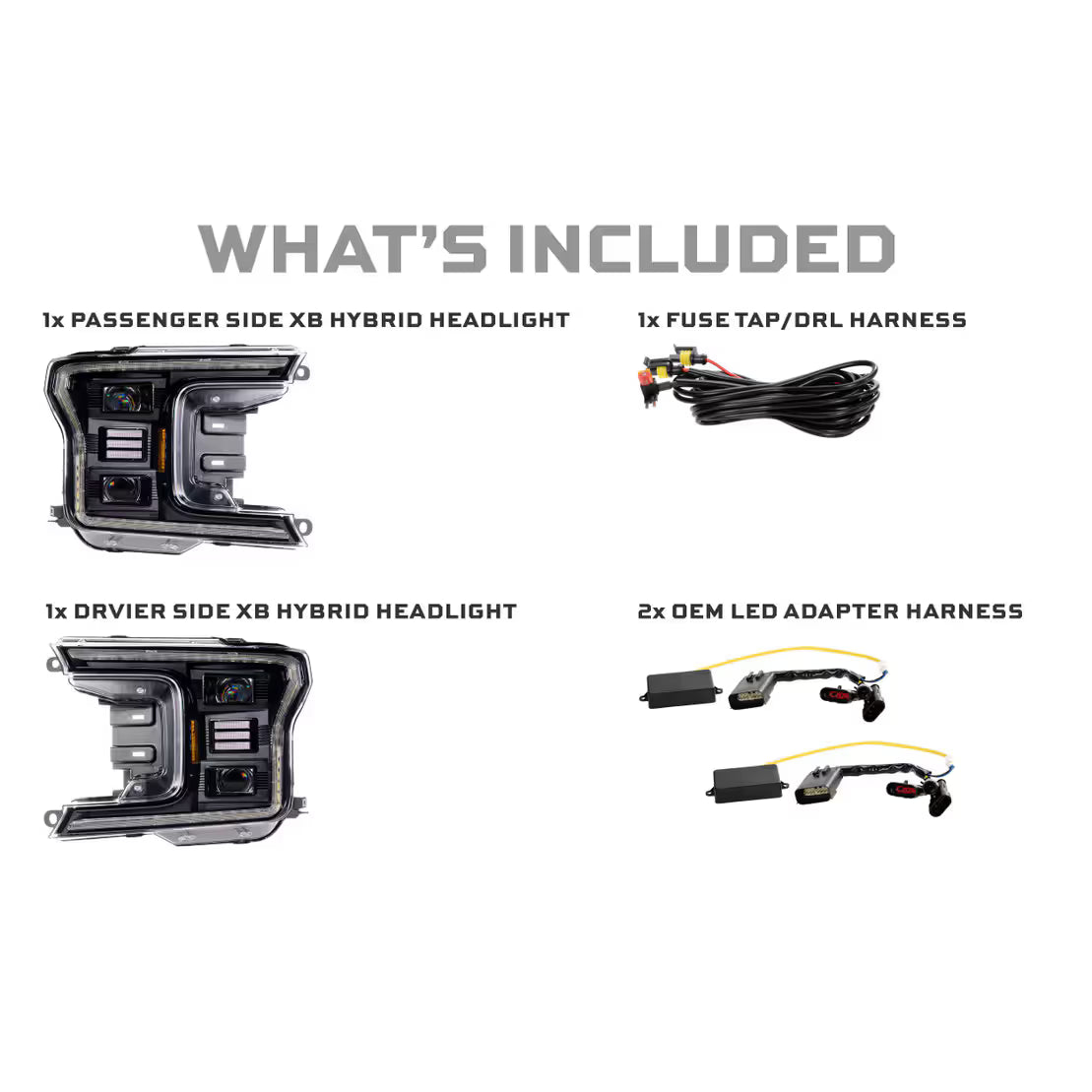 2018-2020 Ford F150 - Morimoto XB Hybrid LED Headlights Gen2