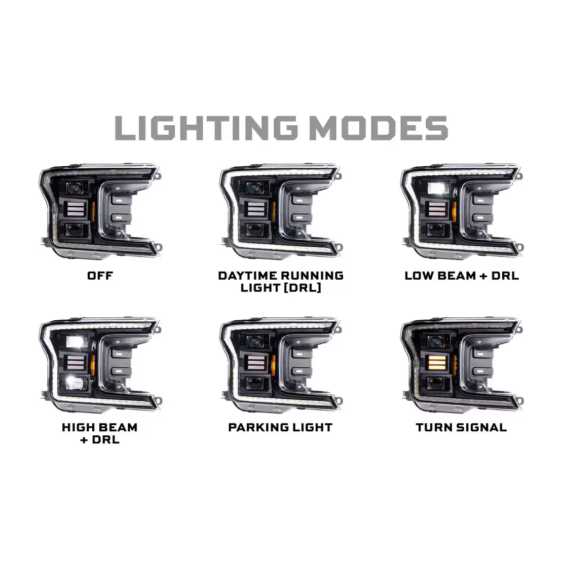 2018-2020 Ford F150 - Morimoto XB Hybrid LED Headlights Gen2