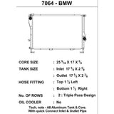 CSF 99-03 BMW M5 (E39) / 95-03 BMW 540i M/T Radiator (Fits Auto Trans w/Modified Drain Plug)