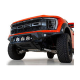 Addictive Desert Designs 2021+ Ford Raptor Bomber Front Bumper w/ 3 Baja Designs LP6 Light Mounts