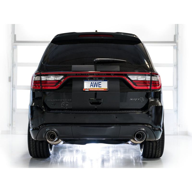 AWE Tuning 18-23 Dodge Durango SRT & Hellcat Touring Edition Exhaust - Chrome Silver Tips