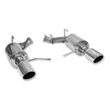 Roush 2011-2014 Ford Mustang V6 Enhanced Sound Dual Axle-Back w/ Round Tips