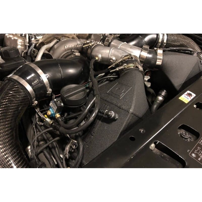 CSF 12-16 BMW M5 (F10) / 12-18 BMW M6 (F06/F12/F13) Twin Charge-Air-Cooler Set - Crinkle Black