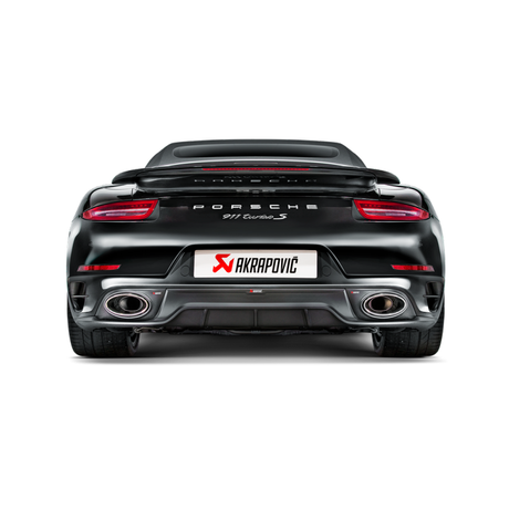 Akrapovic 14-15 Porsche 911 Turbo/Turbo S (991) Slip-On Line (Titanium) w/ Carbon Titanium Tips