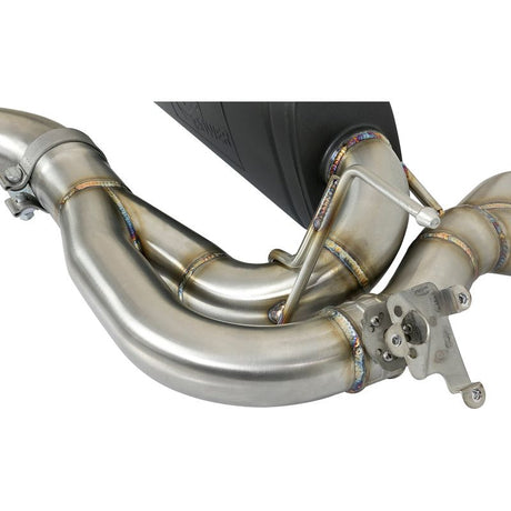 aFe MACH Force-Xp 2-1/2in SS Axle Back Exhaust w/Black Tips 15+ BMW M3/M4 (F80/F82) L6 3.0L (tt) S55