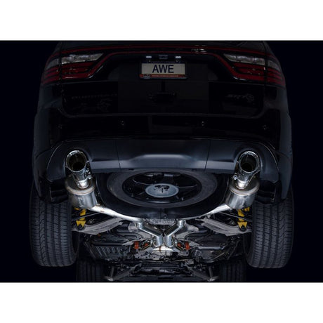 AWE Tuning 18-23 Dodge Durango SRT & Hellcat Touring Edition Exhaust - Chrome Silver Tips