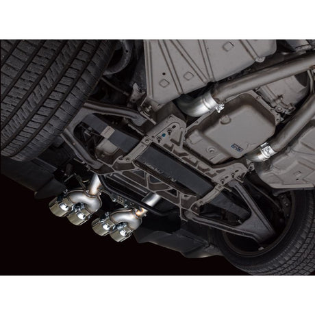 AWE Tuning 05-07 C6 Chevrolet Corvette 6.0L Track Edition Axleback Exhaust w/ Chrome Silver Tips