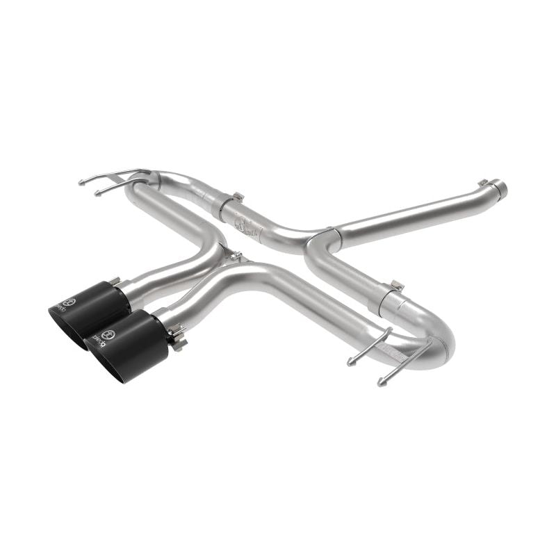 aFe Takeda 2-1/2in 304 SS Axle-Back Exhaust w/Black Tips 17-20 Honda Civic Sport L4-1.5L (t)