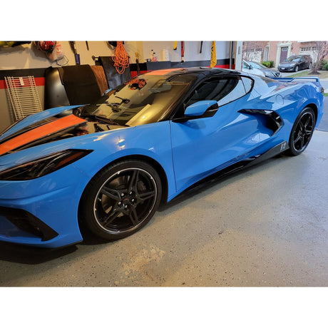 2020-2026 Chevrolet C8 Corvette - 5VM FRONT SPLITTER (2-PIECE VERSION) & SIDE SKIRTS