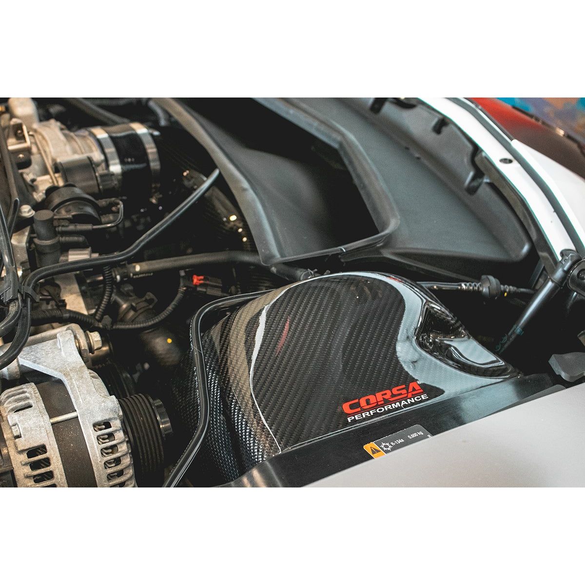 Black / Carbon Fiber Air Intake | 2015-2019 Corvette C7 Z06 (44002)