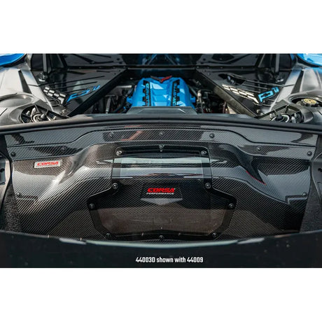 CORSA Black / Carbon Fiber Air Intake for 2020+ Corvette C8 (44003D)