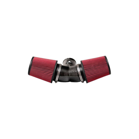 CORSA Performance C8 Carbon Fiber Air Intake Dual Filter Air Duct Part# 44003D