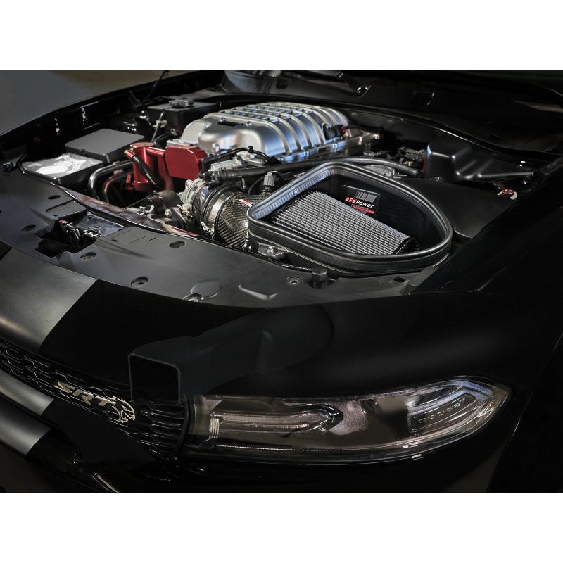 aFe Dodge Charger SRT Hellcat Redeye 21-23 V8-6.2L Track Series Stage-2 Carbon Fiber Intake System