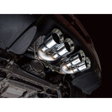 AWE Tuning 05-07 C6 Chevrolet Corvette 6.0L Track Edition Axleback Exhaust w/ Chrome Silver Tips