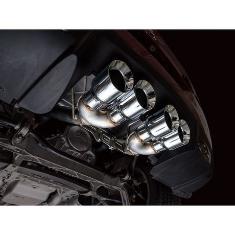 AWE Tuning 05-07 C6 Chevrolet Corvette 6.0L Track Edition Axleback Exhaust w/ Chrome Silver Tips
