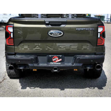 aFe Vulcan Series 3in 304SS Cat-Back Exhaust 2024+ Ford Ranger Raptor V6-3.0L (tt) w/ Black Tips