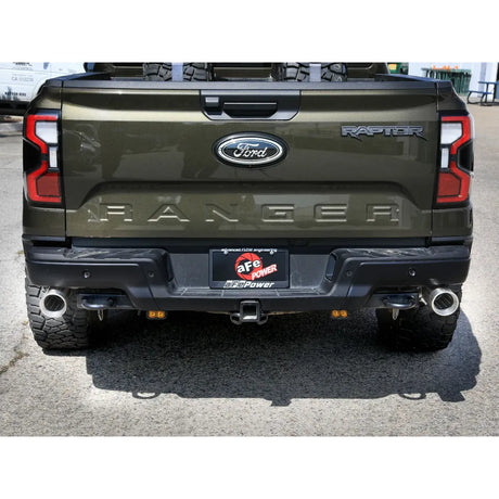 aFe 2024+ Ford Ranger Raptor Vulcan Series 3in 304 SS Cat-Back Exhaust w/ Polished Tips