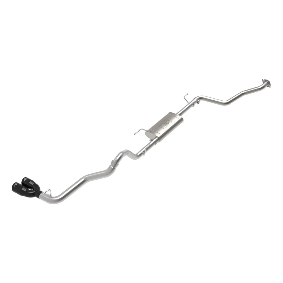 aFe 2024 Toyota Tacoma L4 2.4L Vulcan Series 2.5-3in 304 SS Steel Cat-Back Exhaust w/Black Tips