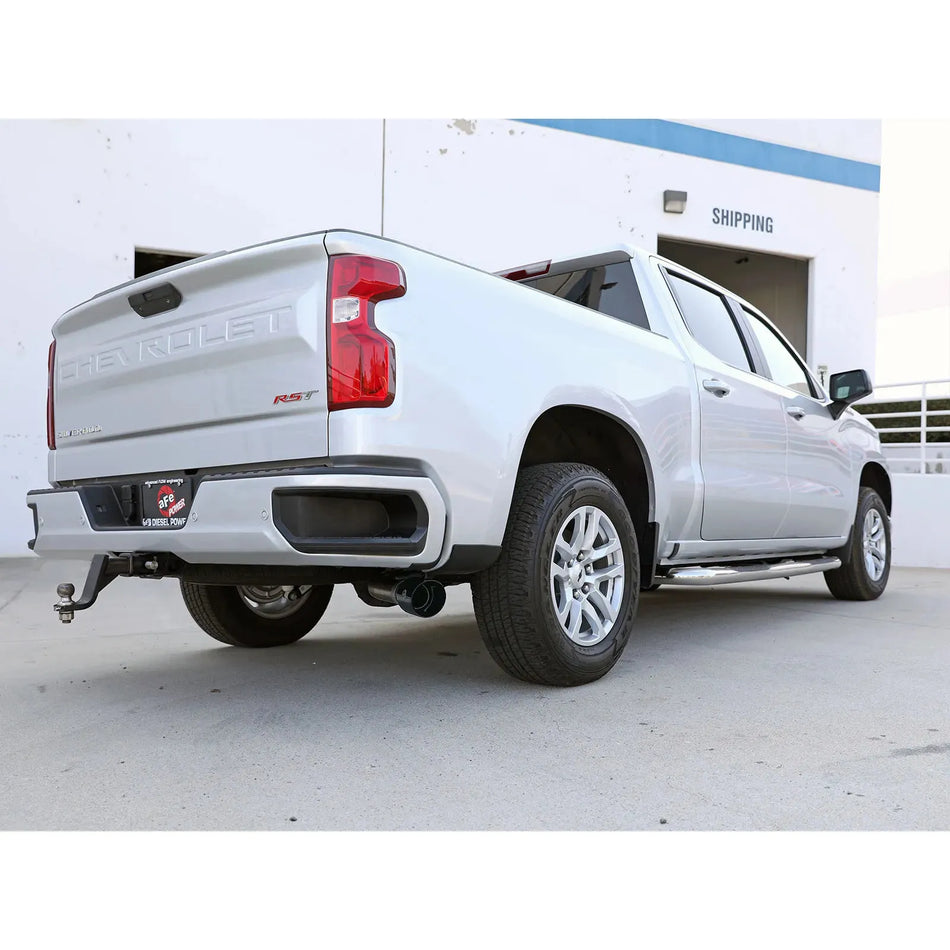 aFe 23-23 GM Trucks L6-3.0L (td) LZ0 Large Bore-HD 3 IN 409 SS Back Exhaust System w/Black Tip