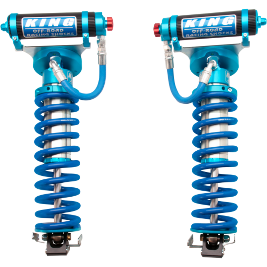 King Shocks 2005+ Ford F-250 4WD Front 3.0 Dia Remote Res Coilover Conv w/Adjuster (Pair)
