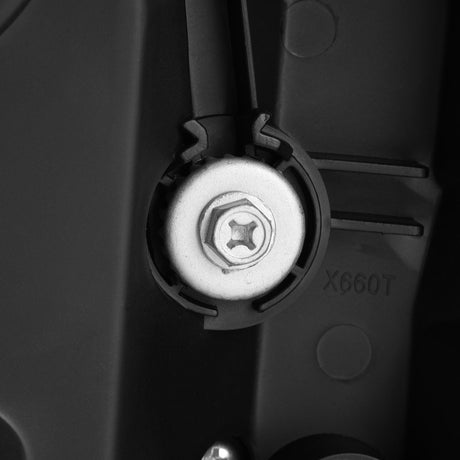 92-96 Ford F-Series/Bronco LED Projector Headlights Alpha-Black | AlphaRex