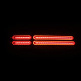 23-25 Nissan Z Quad-Loop Style NOVA-Series Prismatic LED Tail Lights Alpha-Black | AlphaRex
