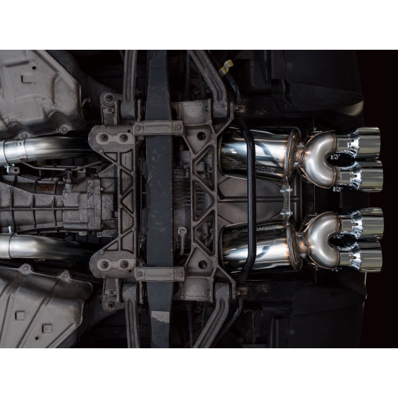 AWE Tuning C6 Chevrolet Corvette Z06/ZR1 Touring Edition Axle-back Exhaust w/ Chrome Silver Tips