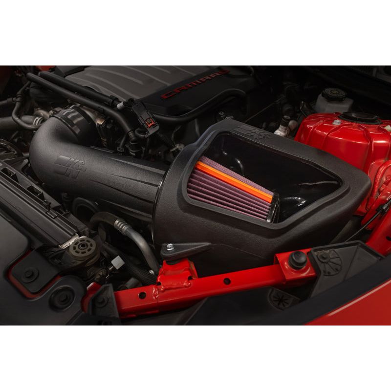 K&N 16-24 Chevy CamaroSS V8-6.2L F Performance Air Intake System