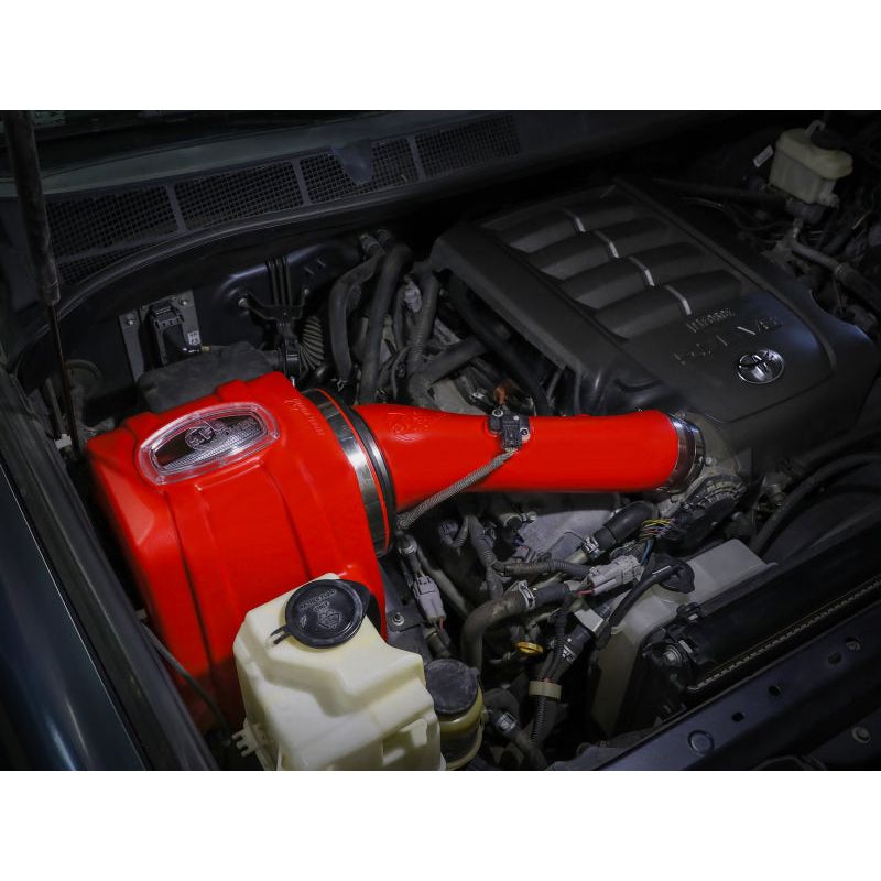 aFe 07-21 Toyota Tundra V8 5.7L Momentum GT Red Edition Cold Air Intake System w/ Pro DRY S Filter
