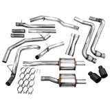 AWE 25+ RAM 1500 3.0TT 0FG Catback Touring Exhaust - Diamond Black Tips