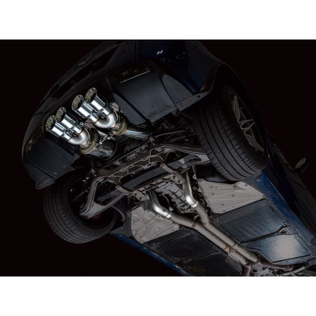 AWE Tuning C6 Chevrolet Corvette Z06/ZR1 Track Edition Axle-back Exhaust w/ Chrome Silver Tips