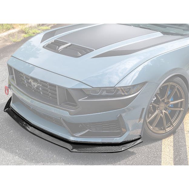 2024+ Ford Mustang Dark Horse Factory Carbon Fiber Front Bumper Lip Splitter