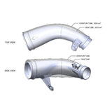 Eventuri Chevrolet Corvette C8 ZR1 hard-top convertible black carbon intake system installed in engine bay