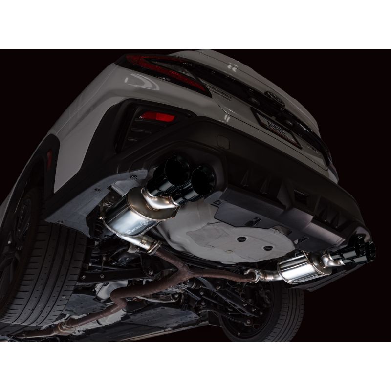 AWE Tuning 22-25 Subaru VB WRX Touring Edition Axleback Exhaust - Diamond Black Tips