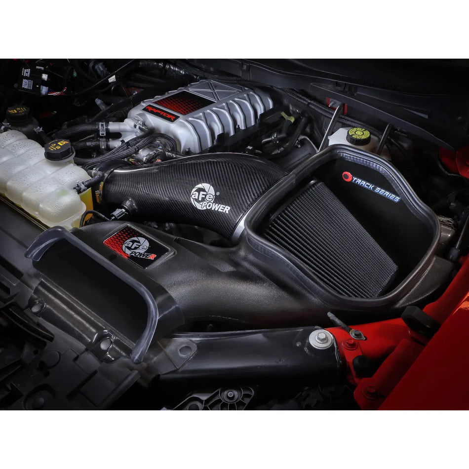 aFe 23-24 Ford F150 Raptor R V8 5.2L Supercharged Track Series Air Intake w/ Black PDS Filter