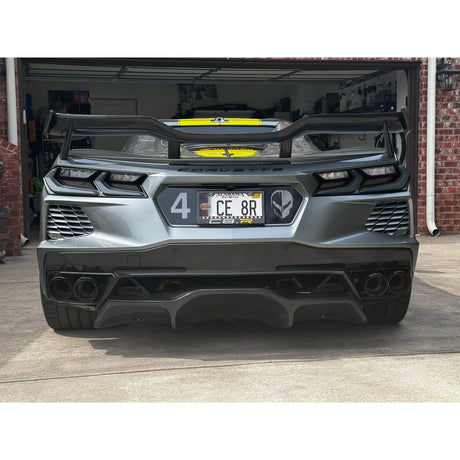 2020-2026 Corvette C8 Euro Smoke Style LED Taillights Amber Sequential Pair