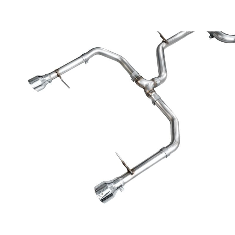 AWE 22-25 Volkswagen Jetta GLI Track Edition Exhaust - Chrome Silver Tips
